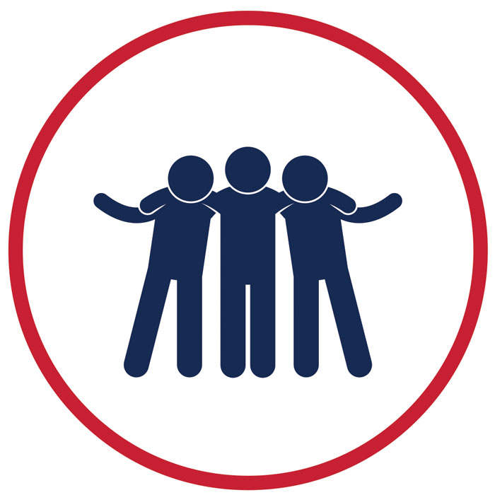 connection & camaraderie icon